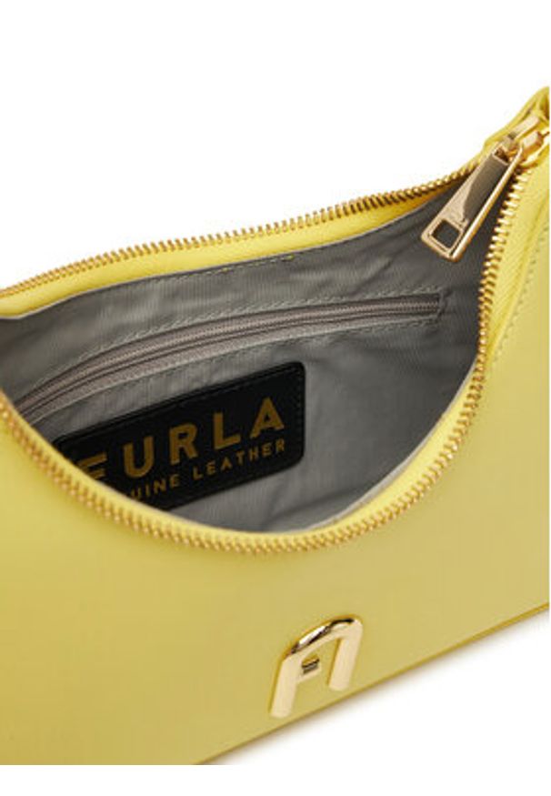 Furla Torebka WB00863 AX0733 3684S Żółty. Kolor: żółty. Materiał: skórzane