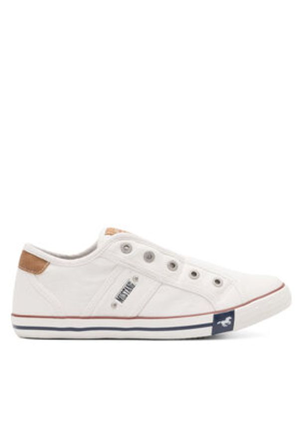 Mustang Trampki 1099-409 Biały. Kolor: biały. Materiał: materiał