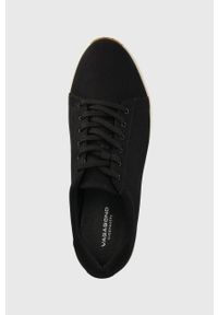 vagabond - Vagabond tenisówki CASEY kolor czarny. Nosek buta: okrągły. Kolor: czarny. Materiał: skóra, guma. Obcas: na platformie