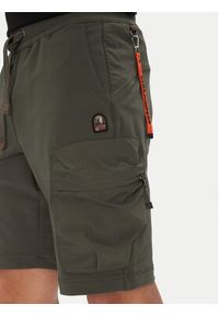 Parajumpers Szorty sportowe Irvine 25SMPMPARE06 Zielony Regular Fit. Kolor: zielony. Materiał: bawełna. Styl: sportowy #4