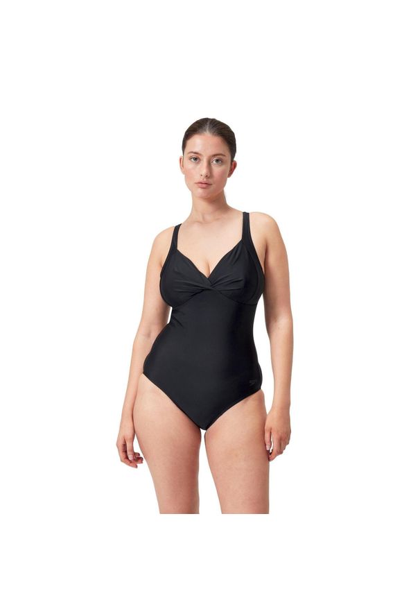 Damski kostium kąpielowy 1-częściowy Speedo Cross Knot Shaping. Kolor: czarny