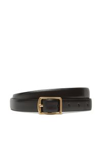 Calvin Klein Pasek Damski Classic Square Buckle Belt 20Mm LV04F7036G Czarny. Kolor: czarny. Materiał: skóra #1