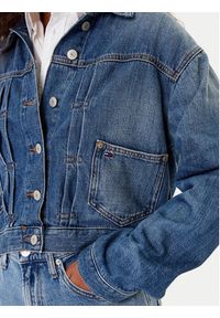 Tommy Jeans Kurtka jeansowa DW0DW21061 Granatowy Regular Fit. Kolor: niebieski. Materiał: bawełna