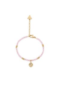 Guess Bransoletka JUBB06 147JW Różowy. Materiał: ze stali nierdzewnej, ze stali. Kolor: różowy #2