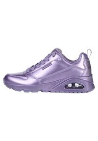 skechers - Buty do chodzenia damskie Skechers Uno Galactic Gal. Kolor: fioletowy. Materiał: syntetyk, materiał. Szerokość cholewki: normalna. Sport: turystyka piesza