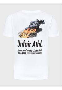 Unfair Athletics T-Shirt Emergency UNFR23-004 Biały Regular Fit. Kolor: biały. Materiał: bawełna #2