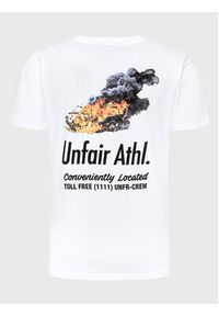 Unfair Athletics T-Shirt Emergency UNFR23-004 Biały Regular Fit. Kolor: biały. Materiał: bawełna #3