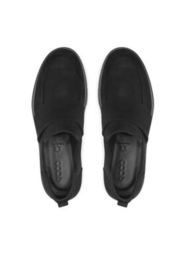 ecco - ECCO Półbuty Bella 28230302001 Czarny. Kolor: czarny. Materiał: skóra, nubuk