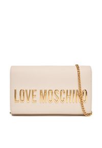 Love Moschino - LOVE MOSCHINO Torebka JC4103PP1NKD0110 Beżowy. Kolor: beżowy. Materiał: skórzane #6