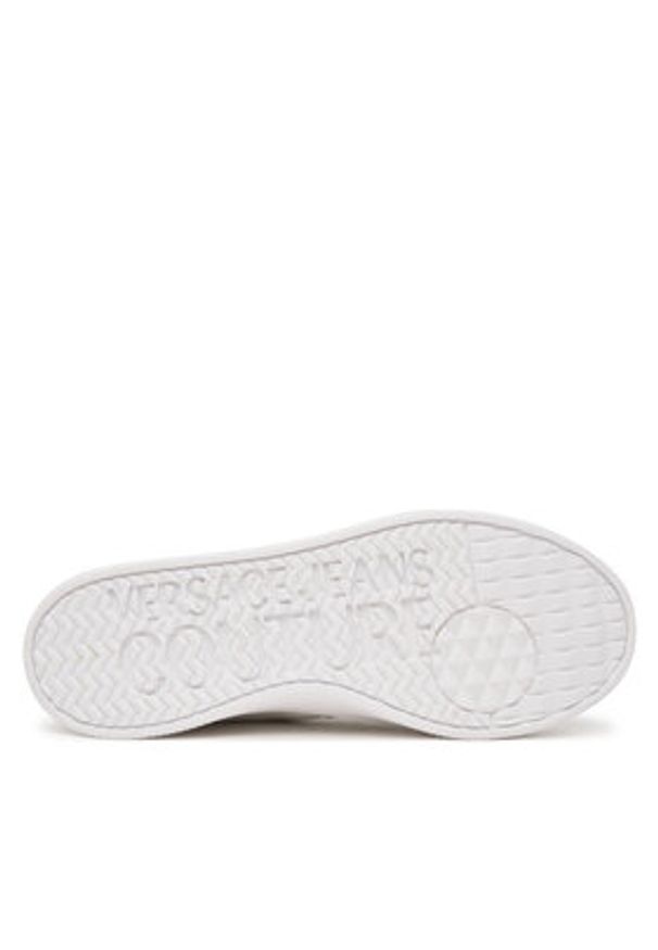 Versace Jeans Couture Sneakersy 79VA3SK9 Biały. Kolor: biały. Materiał: skóra