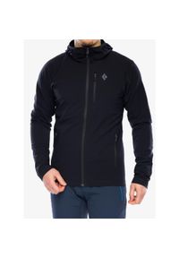 Bluza polarowa męska Black Diamond Coefficient Storm FZ Hoody. Kolor: czarny. Materiał: polar