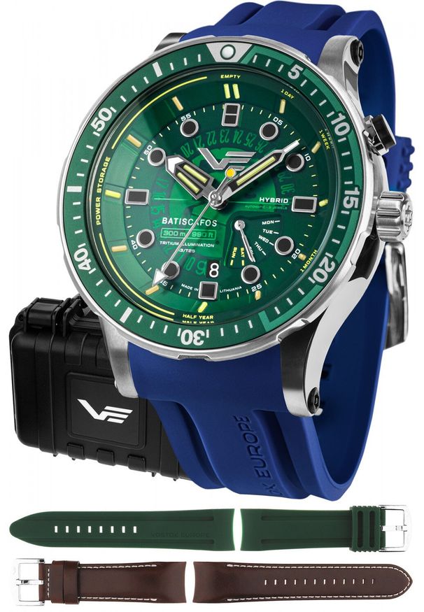 Zegarek Vostok Europe Zegarek męski Vostok Europe PX84-511A770SBL niebieski. Kolor: niebieski