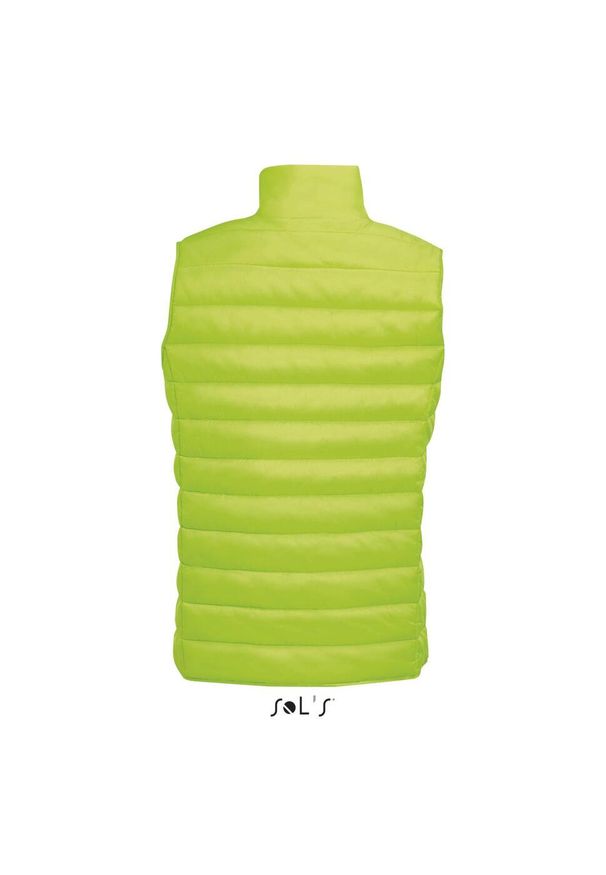 SOL'S - Kurtka puchowa bez rękawów Sol's Wave. Kolor: zielony. Materiał: puch. Długość rękawa: bez rękawów