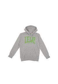 LEONE 1947 APPAREL - Podstawowa bluza dziecięca z kapturem. Typ kołnierza: kaptur. Kolor: szary. Sport: joga i pilates
