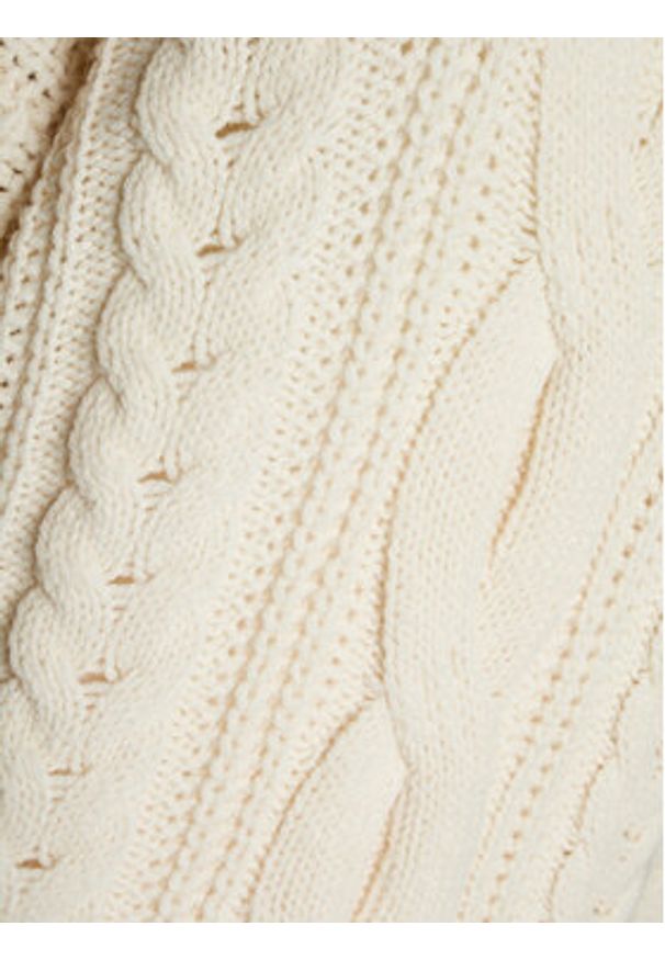 MVP Wardrobe Sukienka dzianinowa Visconti MVPI3AK055.0XXXXXX Écru Relaxed Fit. Materiał: syntetyk