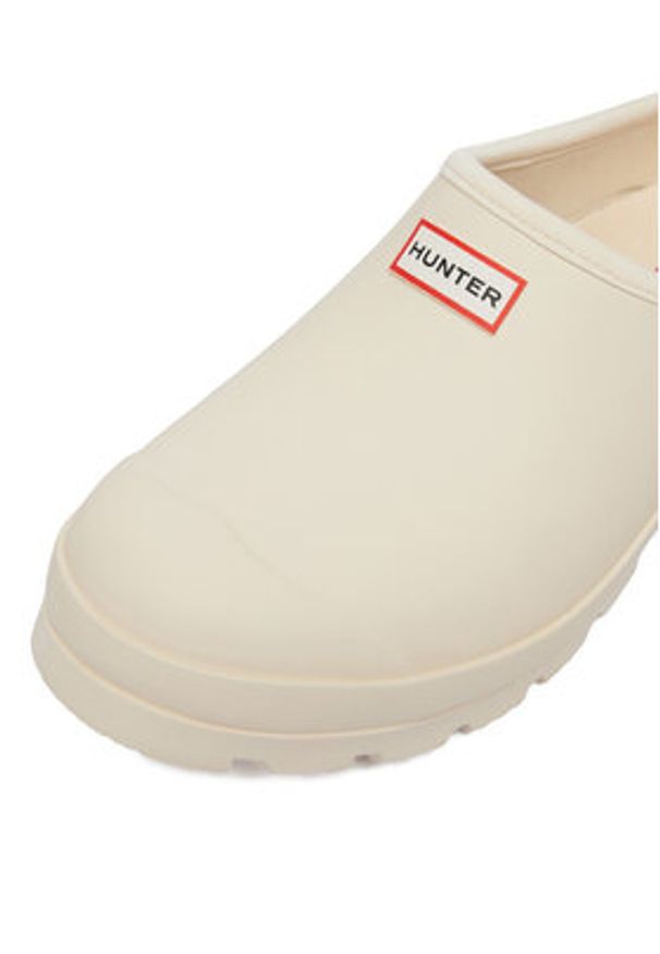 Hunter Kalosze CEO-SJY-ST Écru. Kolor: kremowy. Materiał: kauczuk