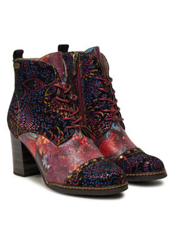 Laura Vita Trzewiki Elceao 21 Czerwony. Kolor: czerwony. Materiał: skóra