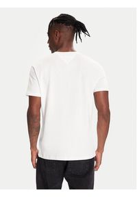 Tommy Jeans T-Shirt DM0DM22464 Biały Regular Fit. Kolor: biały. Materiał: bawełna #4