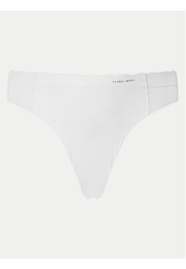 YSABEL MORA - Ysabel Mora Stringi 19338 Biały. Kolor: biały. Materiał: nylon, poliamid, materiał