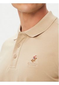 Beverly Hills Polo Club Polo P-SS26M-P42560 Beżowy Regular Fit. Typ kołnierza: polo. Kolor: beżowy. Materiał: bawełna #3