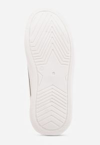 Born2be - Beżowe Trampki VICES na Grubej Podeszwie Zdobione Lamówką Riosara. Okazja: na co dzień. Kolor: beżowy. Materiał: jeans. Wzór: aplikacja. Styl: casual, elegancki, sportowy, klasyczny #8