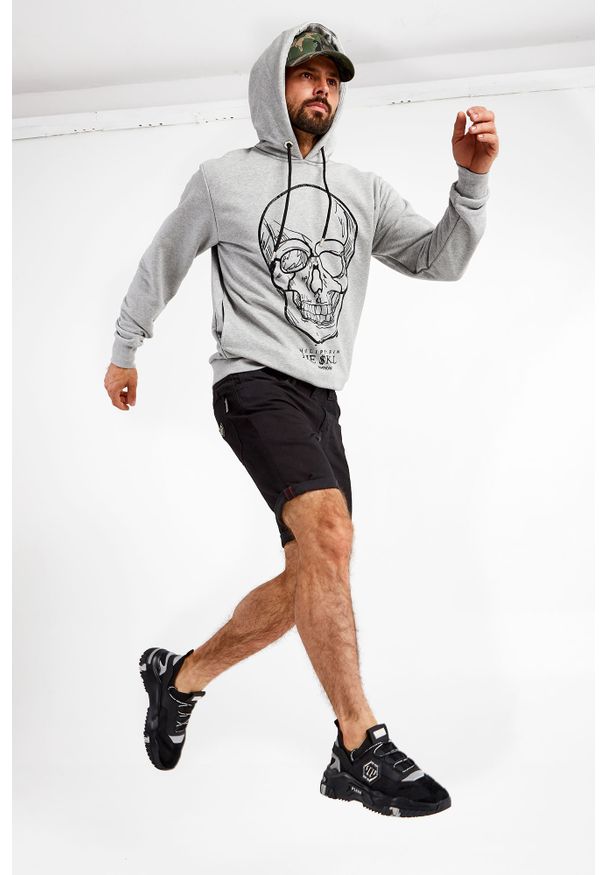 Philipp Plein - SPODENKI JEANSOWE PHILIPP PLEIN. Okazja: na co dzień. Materiał: jeans. Wzór: aplikacja. Styl: casual