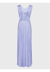 Kontatto Sukienka wieczorowa M1419 Fioletowy Regular Fit. Kolor: fioletowy. Materiał: syntetyk. Styl: wizytowy #5