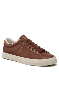 Polo Ralph Lauren Sneakersy Longwood 816879935001 Brązowy. Kolor: brązowy. Materiał: skóra