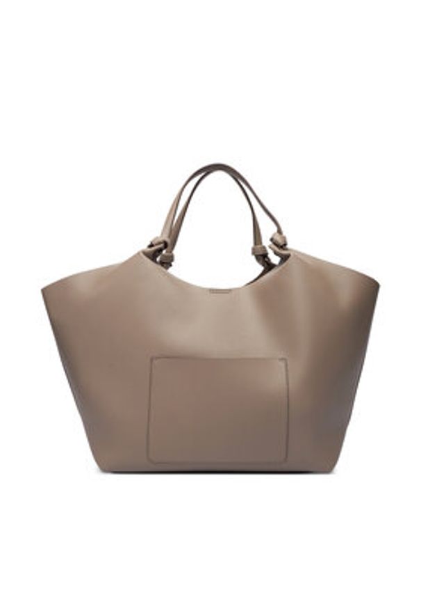 DKNY Torebka R42BAE48 Beżowy. Kolor: beżowy. Materiał: skórzane