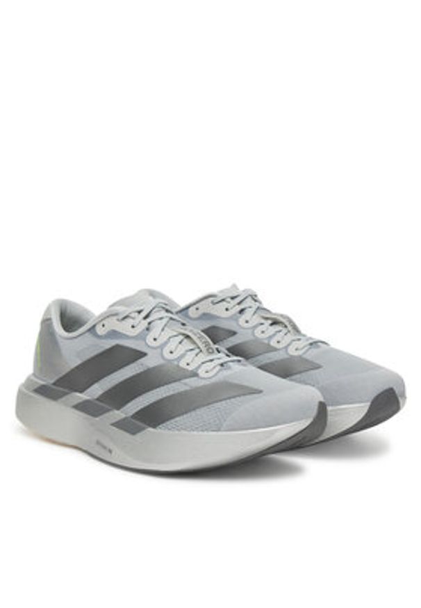 Adidas - adidas Buty do biegania Adizero Evo Sl JR3419 Szary. Kolor: szary. Materiał: materiał
