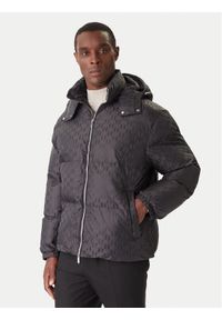 Karl Lagerfeld - KARL LAGERFELD Kurtka zimowa 505016 554504 Czarny Regular Fit. Typ kołnierza: dekolt w karo. Kolor: czarny. Materiał: syntetyk. Sezon: zima