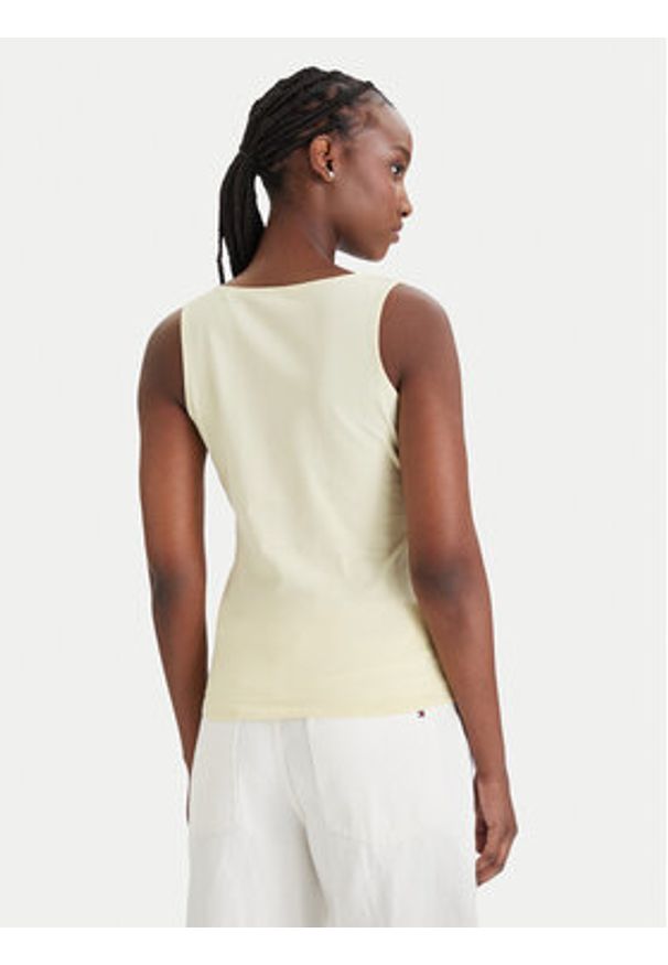 Guess Top W6GP10 K2932 Żółty Regular Fit. Kolor: żółty. Materiał: bawełna