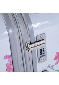 ELLE Walizka średnia Flower Print EL38HA.60.01 Szary. Kolor: szary. Wzór: nadruk #8