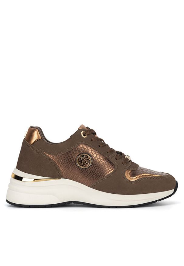 MEXX Sneakersy MI001009043W-01 Brązowy. Kolor: brązowy. Materiał: skóra, zamsz
