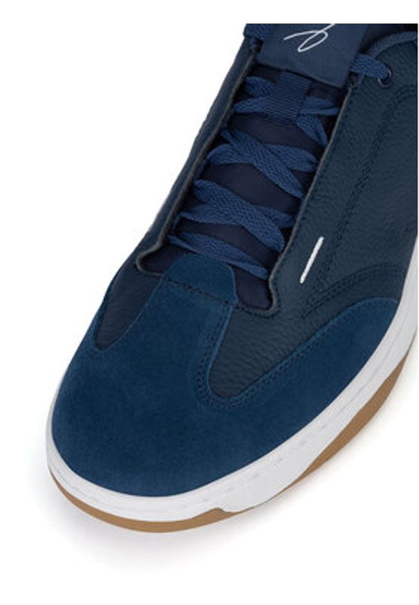 Shaq Sneakersy FORTUNE AQ95012M-D Granatowy. Kolor: niebieski. Materiał: skóra