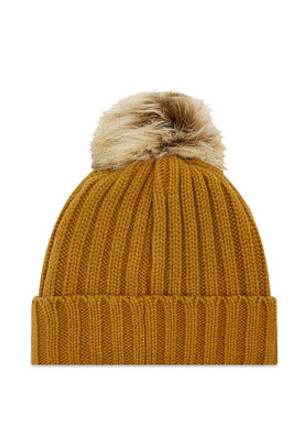 Hype - HYPE Czapka Bobble YVLR-757 Brązowy. Kolor: brązowy. Materiał: materiał, akryl