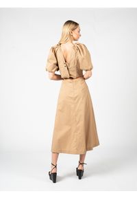 Pinko Sukienka "Brest" | 102917 A1IO | Kobieta | Beżowy. Kolor: beżowy. Materiał: bawełna. Styl: elegancki #3