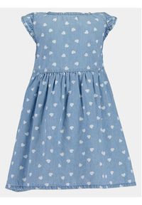 Blue Seven Sukienka codzienna 919054 X Niebieski Regular Fit. Okazja: na co dzień. Kolor: niebieski. Materiał: bawełna. Typ sukienki: proste. Styl: casual