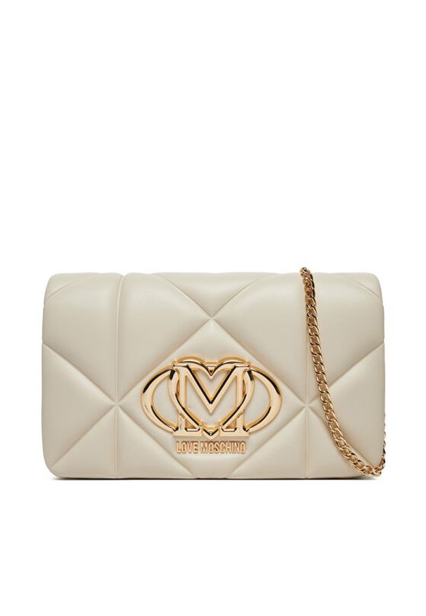 Love Moschino - LOVE MOSCHINO Torebka JC4043PP1MLC0110 Écru. Materiał: skórzane