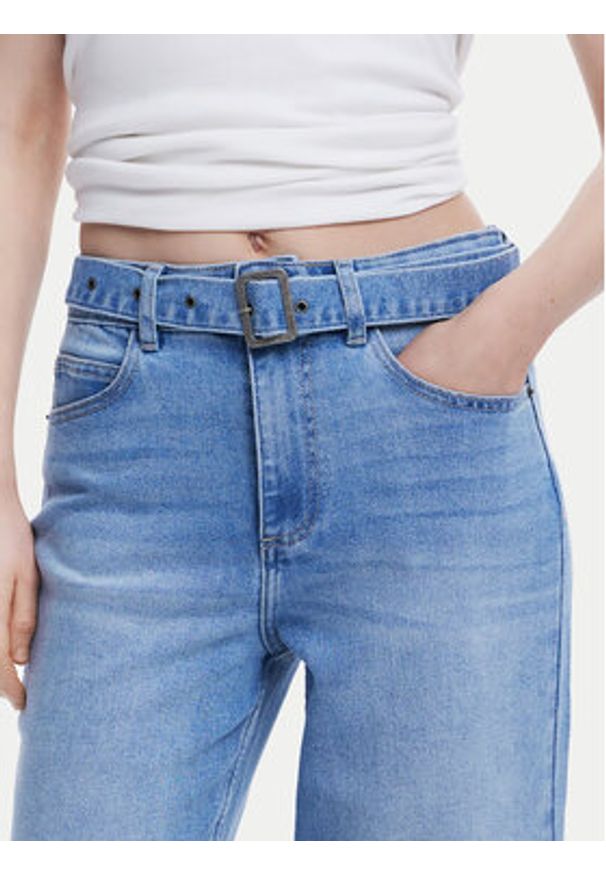 Desigual Jeansy Ohio 25SWDD14 Niebieski Straight Fit. Kolor: niebieski