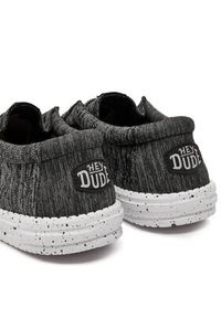 Hey dude - Hey Dude Mokasyny Wally Sport Knit 40536-066 Czarny. Kolor: czarny. Materiał: materiał. Styl: sportowy #4