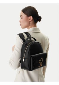 Love Moschino - LOVE MOSCHINO Plecak JC4137PP1OLQ0000 Czarny. Kolor: czarny. Materiał: skóra #6