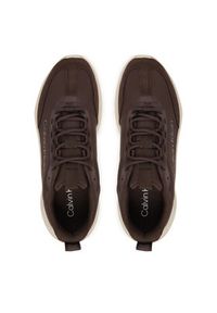 Calvin Klein Sneakersy Light Eva Runner Nyl-Sue HW0HW03149 Brązowy. Kolor: brązowy. Materiał: materiał #4