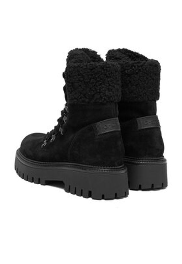 G-Star RAW - G-Star Raw Trzewiki EO-UFUK-8003-25 Czarny. Kolor: czarny. Materiał: zamsz, skóra