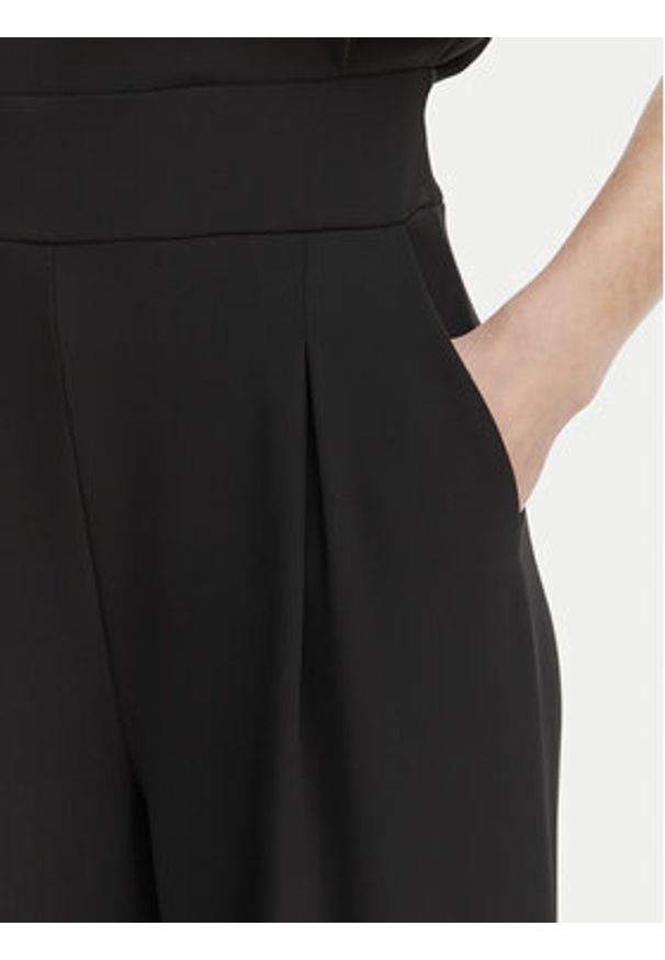Rinascimento Kombinezon CFC0127546003 Czarny Wide Leg. Kolor: czarny. Materiał: syntetyk