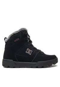 DC Shoes Botki Manteca 4 ADJB100012-BK2 Czarny. Kolor: czarny. Materiał: skóra