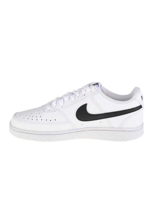 Nike - Trampki Damskie Niskie Court Vision Next Nature. Kolor: czarny, biały, wielokolorowy. Sezon: zima