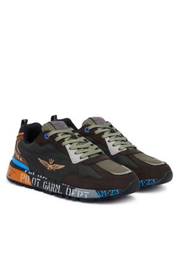 Aeronautica Militare Sneakersy 252SC0276UCT03380 Czarny. Kolor: czarny. Materiał: materiał