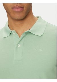 Geox Polo M5511B T3240 F3274 Zielony Regular Fit. Typ kołnierza: polo. Kolor: zielony. Materiał: bawełna #5