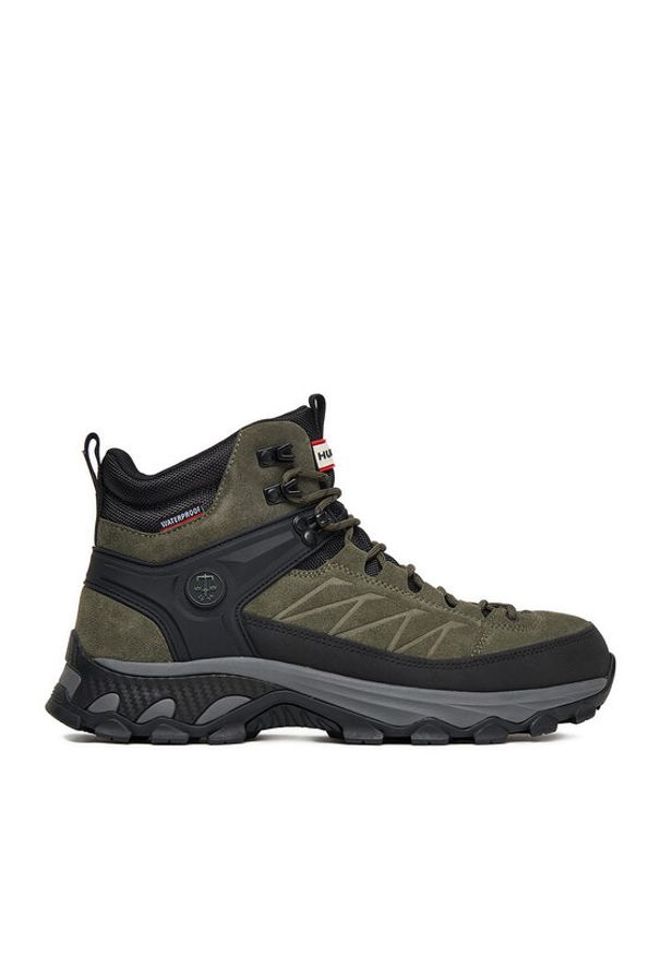 Hunter Trekkingi CEO-H8-352 Khaki. Kolor: brązowy. Materiał: skóra, zamsz. Sport: turystyka piesza